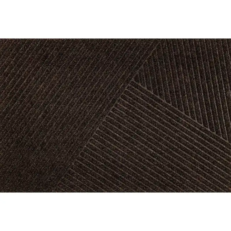 Neuheit Schmutzfangmatte Outdoor Stripes dark brown 90 x 60 cm wetterfeste Fussmatte waschbar wash+dry DUNE
