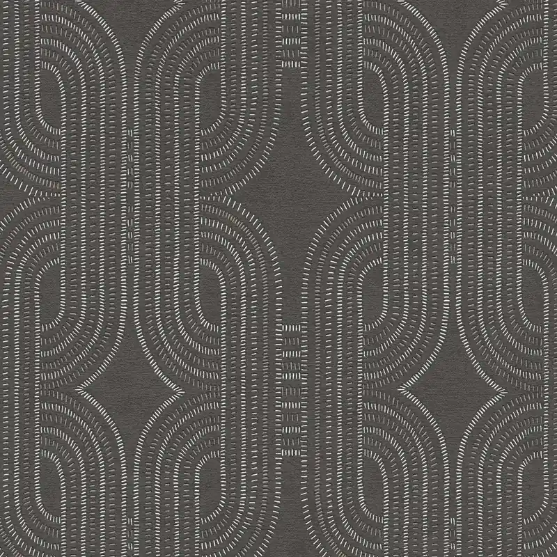 Billig Vliestapete 399374 Schwarz Braun Metallic Grafik French Affair A.S. Creation