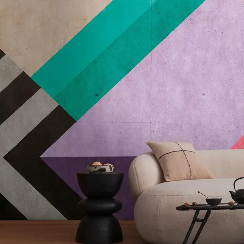 Sonderaktion A.S. Creation Fototapete The Wall III 399131 Ein Motiv pro Rolle Modern Bunt Lila