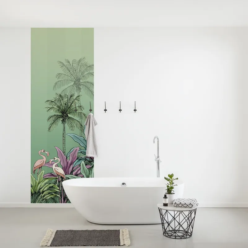 Komar Fototapete Disney Jungle Flamingo 280 x 100 cm Vlies Simba Nala König der Löwen Schlafzimmer Angebot