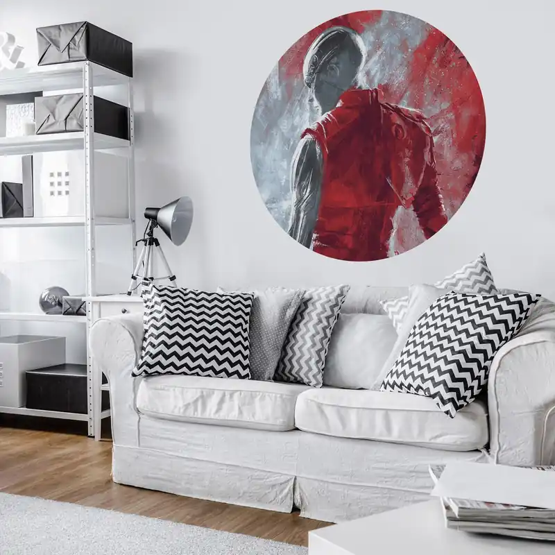 Beliebt Komar Fototapete Marvel Avengers Painting Nebula 125 x 125 cm Wandtattoo Vlies Selbstklebend Thanos