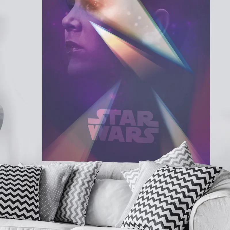 Komar Fototapete Star Wars Female Leia 200 x 120 cm Digitaldrucktapete Vlies Heldin der Galaxis Bestseller