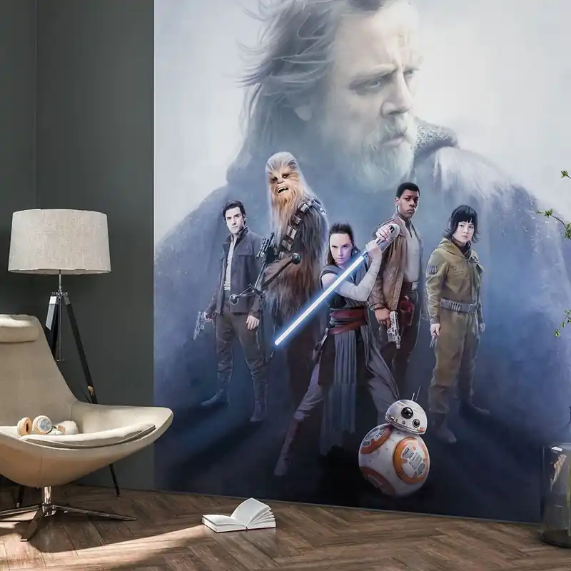Heißes Angebot Komar Fototapete Star Wars Last Hope 250 x 200 cm Digitaldrucktapete Vlies Jedi Kampf Luke Rebellen