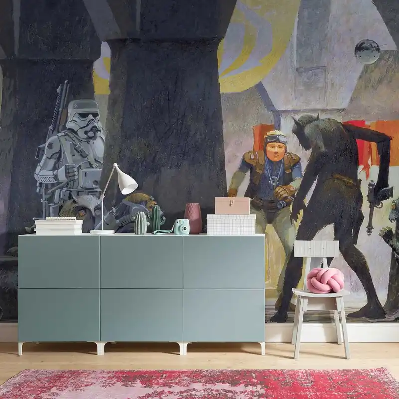 Meistverkauft Komar Fototapete Star Wars Mos Eisley Streets 250 x 500 cm Vlies Raumhafen Schurken Ganoven