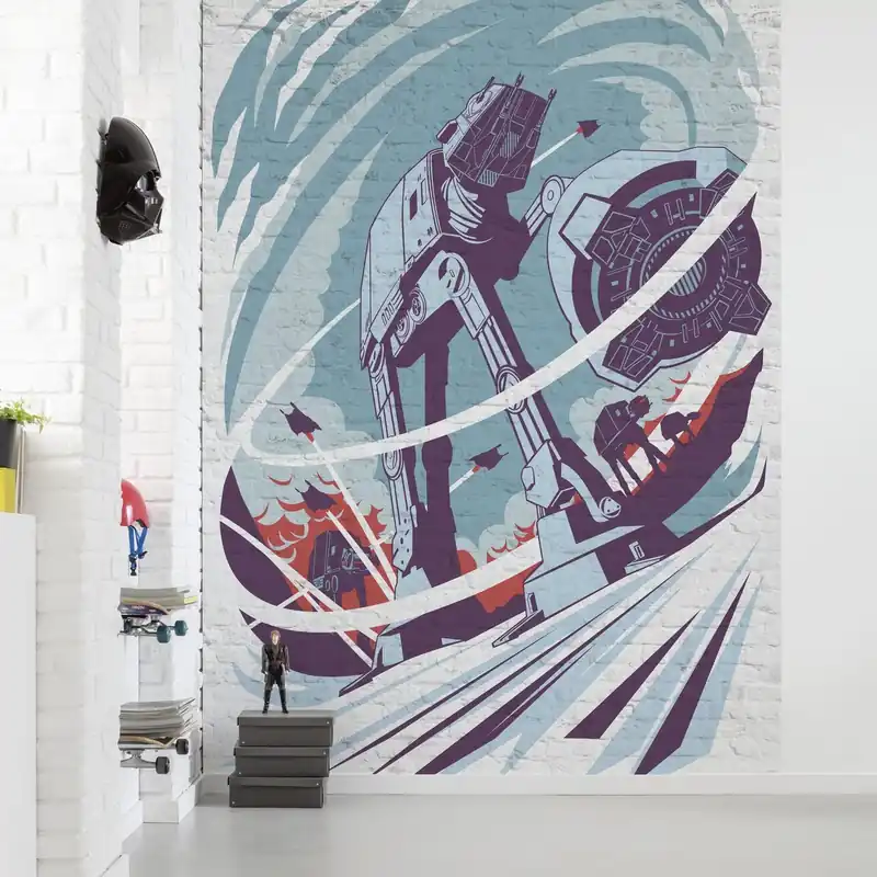 Komar Fototapete Star Wars Concrete Hoth 280 x 200 cm Vlies Concrete Hoth Battle of Hoth Beton-Optik Sofort Bestellen