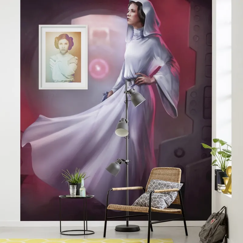 Nur Für Kurze Zeit Komar Fototapete Star Wars Leia 250 x 200 cm Vlies Leia Klassisch Schönheit Prinzessin Leija