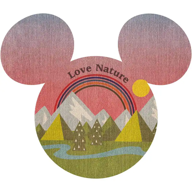 Bestseller Komar Fototapete Disney Dot Micky Head Summer 125 x 125 cm Wandtattoo Vlies Selbstklebend Cartoon
