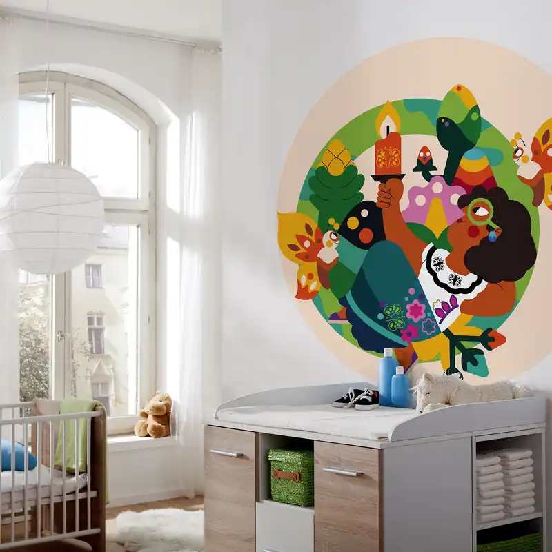 Jetzt Kaufen Komar Fototapete Disney Dot Encanto Miracle Candle 125 x 125 cm Vlies Selbstklebend Madigals