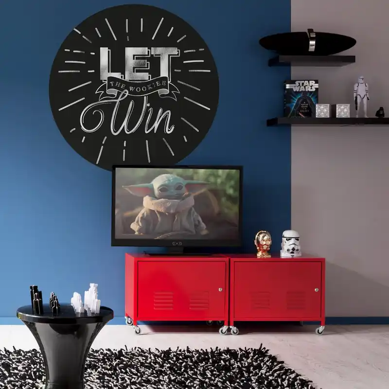 Komar Fototapete Star Wars Dot Wookie Win 125 x 125 cm Vlies Selbstklebend Wookie Win Schach Wookie Neue Ware