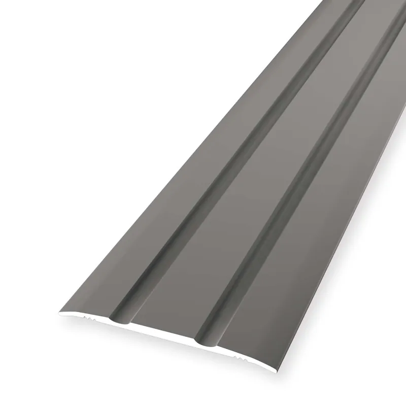 Übergangsschiene 2.5 x 38 mm Aluminium Übergangsprofil Geriffelt versch. Längen Küberit Ausverkauf