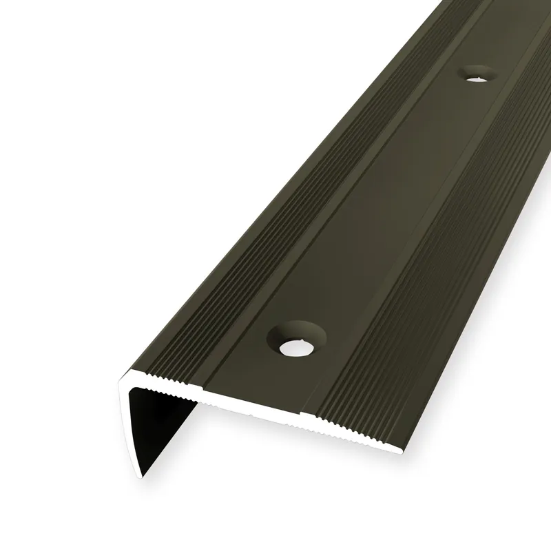 Treppenkantenprofil 16 x 38 mm Winkelprofil Geriffelt Versenkt Gebohrt versch. Varianten Küberit Heißes Angebot