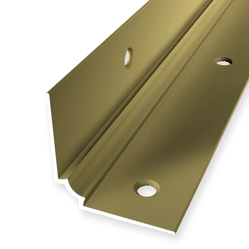 Aktuell Treppenkantenprofil 29 x 29 x 2500 mm Aluminium Treppen-Innenwinkel Glatt Versenkt Gebohrt Küberit