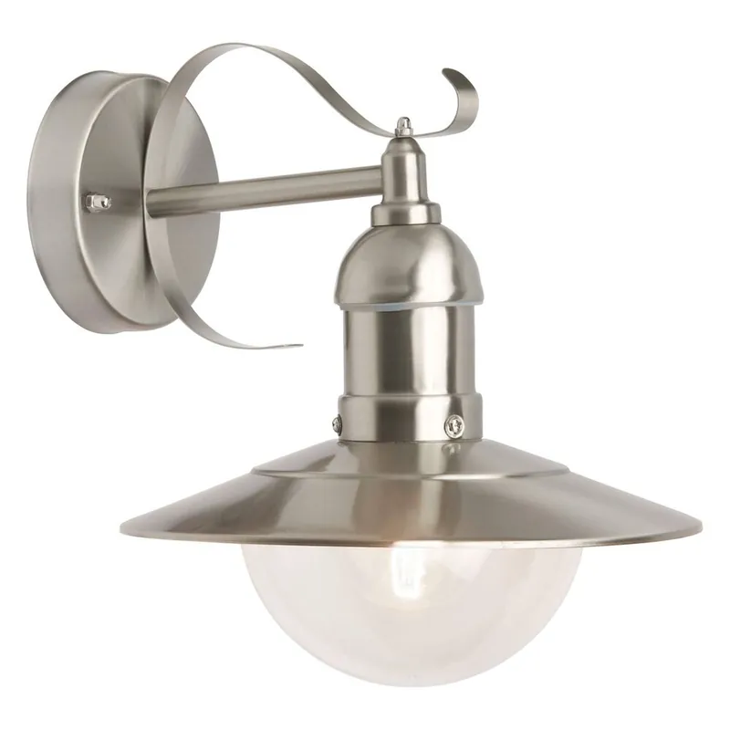 Bestpreis Wandleuchte 27 x 28 x 24 cm Metallic Kunststoff Wandlampe Kegel Modern Harmonisch