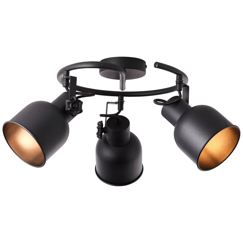 Deckenleuchte 18 x 51 cm Schwarz Metall Deckenlampe Kegel Vintage Industrial Harmonisch Solange Der Vorrat Reicht