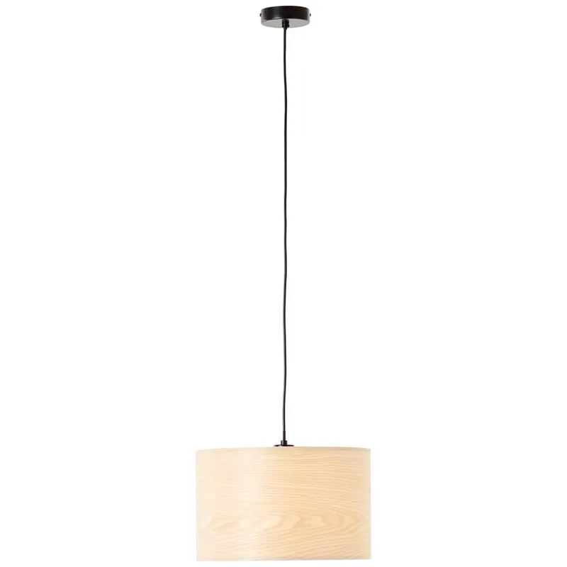 Online Kaufen Pendelleuchte 120 x 35 cm Beige Holz Pendellampe Natürlich Skandi Harmonisch