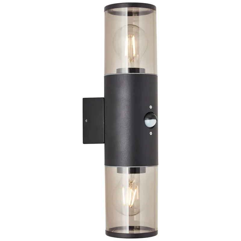Direkt Vom Hersteller Wandleuchte 33.2 x 12.5 x 9 cm Schwarz Kunststoff Wandlampe Modern Harmonisch