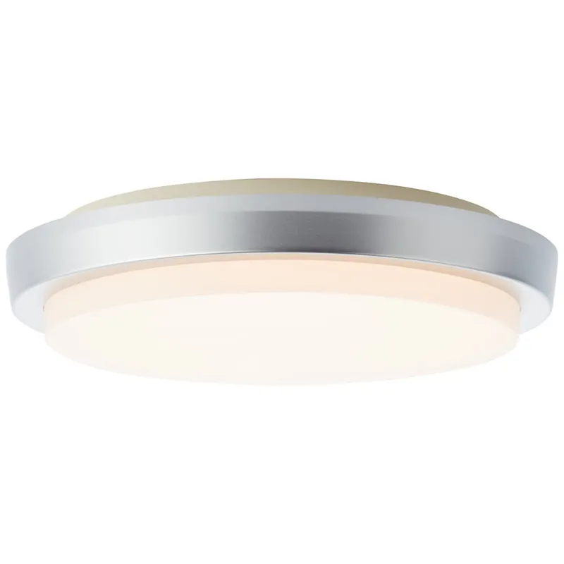 LED Deckenleuchte 5.7 x 28 cm Silber Kunststoff Deckenlampe Modern Lichtfarbe: Warmweiß Harmonisch Neuheit