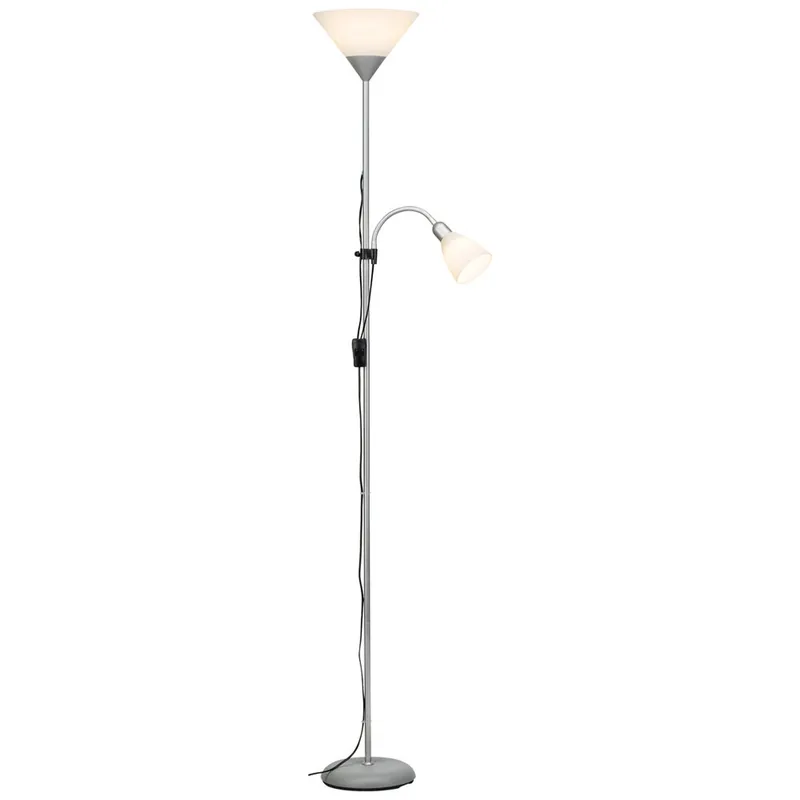 Zertifiziert LED Deckenleuchte 180 x 41 x 25 cm Weiss Metall Deckenlampe Kegel Basic Lichtfarbe: Warmweiß