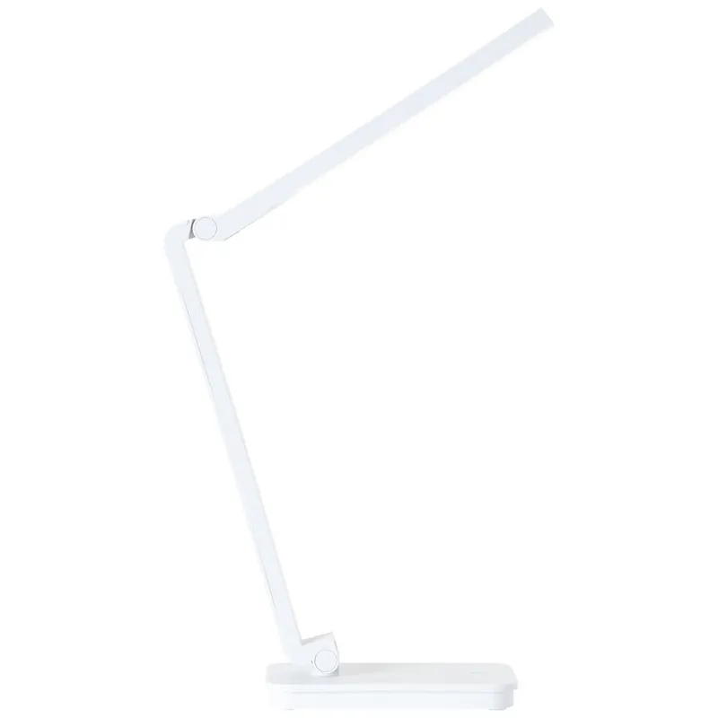 Begrenztes Angebot LED Tischleuchte 34.1 x 30.5 x 10.5 cm Weiss Kunststoff Tischlampe Lichtfarbe: Neutralweiß dimmbar