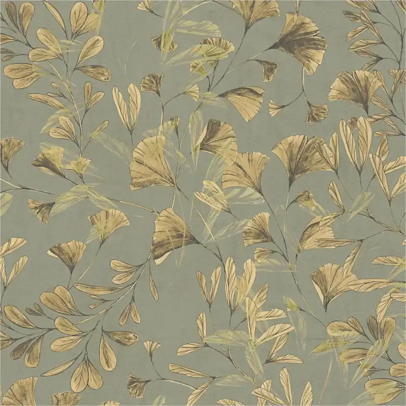Preisknaller Vliestapete 782231 Mustertapete Braun Gelb Muster Motive Floral Anna D Andrea A.S. Création