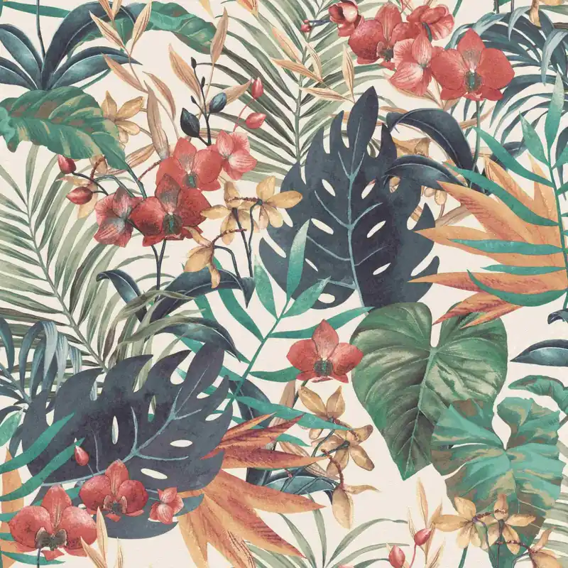 Vliestapete 833126 Botanical Dschungel Selection Rasch Highlight