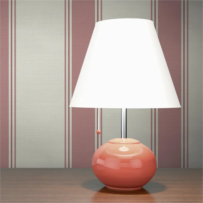 Tapete Landhaus M1-No.11819 | Vliestapete Streifen | Creme | Rot | Wohnzimmer | Schlafzimmer Garantierte Lieferung