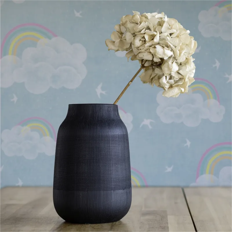 Tapete Wolken M1-No.11910 | Vliestapete Regenbogen | Blau | Bunt | Kinderzimmer | Wohnzimmer Echt