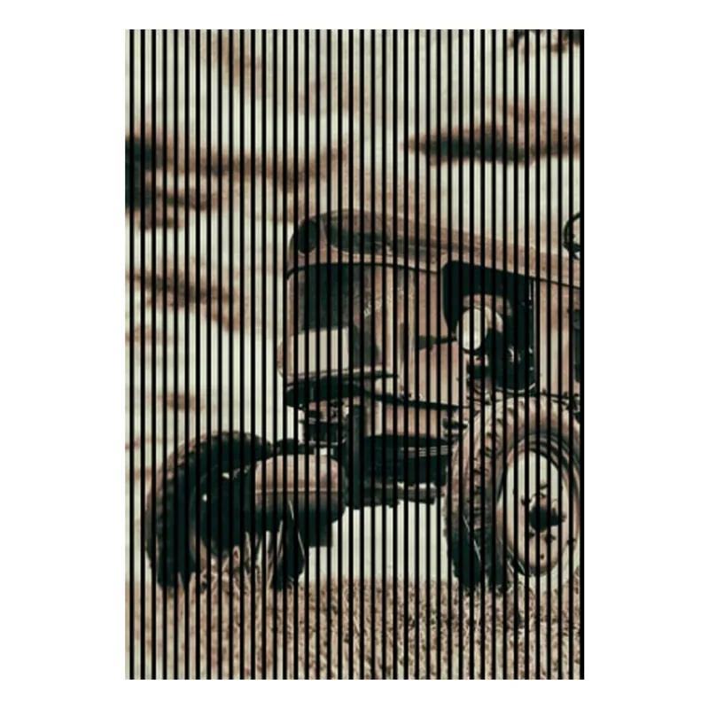 Akustikpaneele mit Digitaldruck Traktor Landschaft Wandpaneele Grau Weiß in versch. Größen Top-Angebot