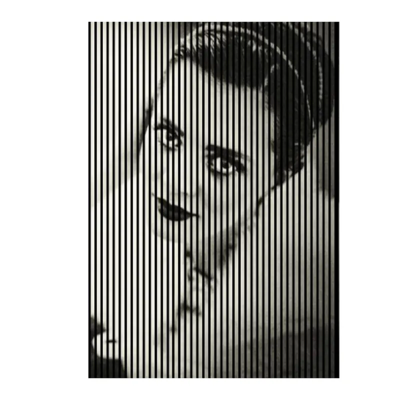 Akustikpaneele mit Digitaldruck Foto Mensch Wandpaneele Schwarz Weiß in versch. Größen Nur Für Kurze Zeit