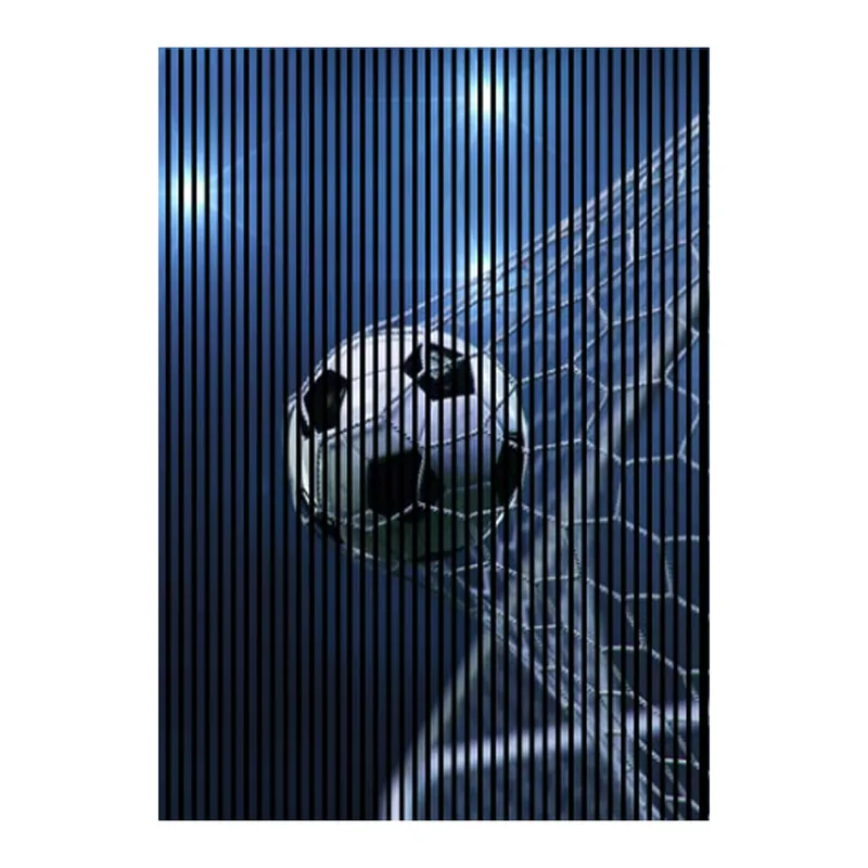 Rabatt Akustikpaneele mit Digitaldruck Fußball Tor Wandpaneele Blau in versch. Größen