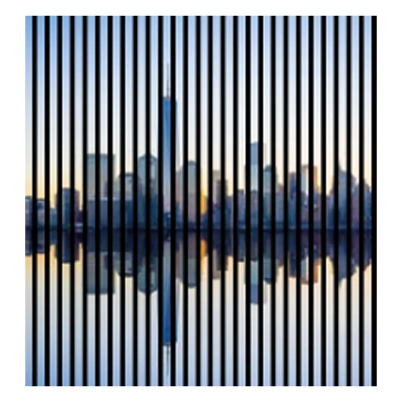 Neue Ware Akustikpaneele mit Digitaldruck New York Skyline Wandpaneele Blau in versch. Größen