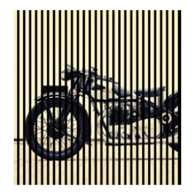 Sofort Bestellen Akustikpaneele mit Digitaldruck Motorrad Wandpaneele Creme Schwarz in versch. Größen