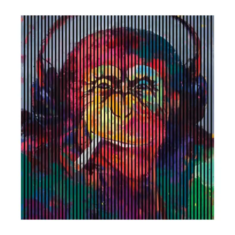 Akustikpaneele mit Digitaldruck Kunst Gemälde Affe Wandpaneele Bunt in versch. Größen Jetzt Bestellen