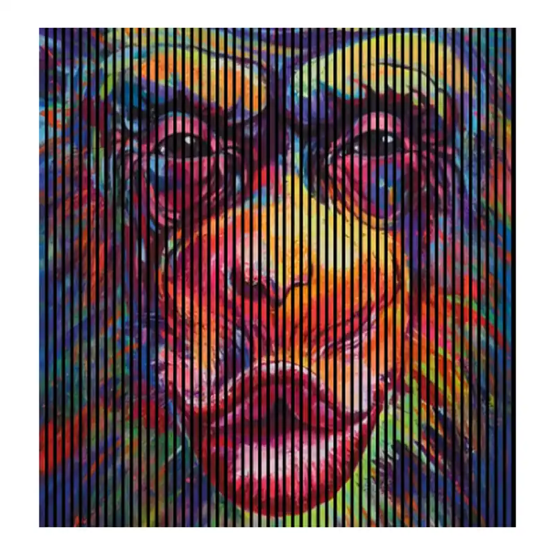 Sale Akustikpaneele mit Digitaldruck Kunst Gemälde Affe Wandpaneele Bunt in versch. Größen