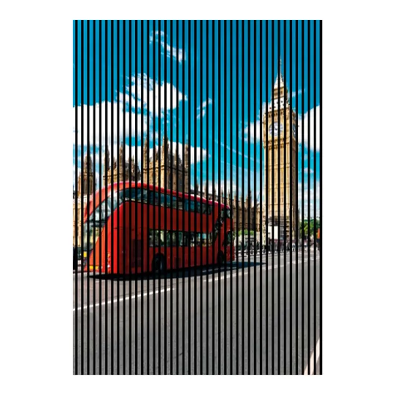 Versand Am Gleichen Tag Akustikpaneele mit Digitaldruck London Big Ben Wandpaneele Balu Braun Rot in versch. Größen