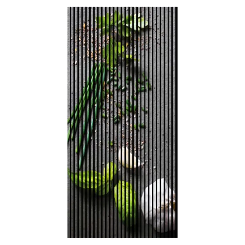 Akustikpaneele mit Digitaldruck Kräuter Knoblauch Tisch Wandpaneele Grün Weiß Grau in versch. Größen Kracherpreis