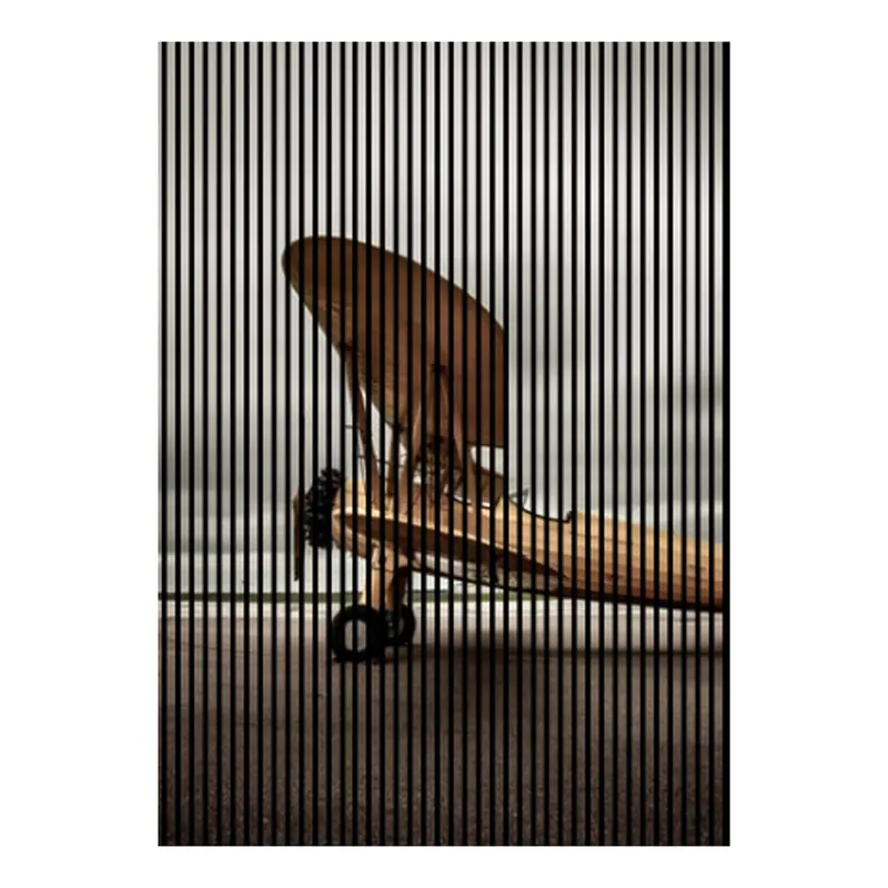 Wochenendangebot Akustikpaneele mit Digitaldruck Flieger Startbahn Wolken Wandpaneele Grau Beige in versch. Größen