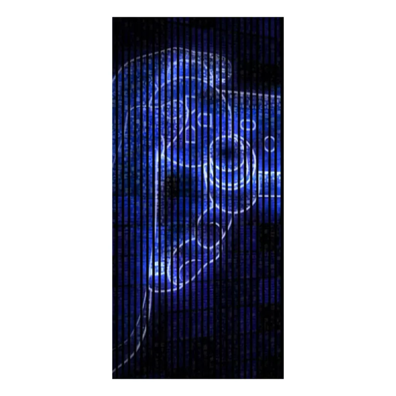 Akustikpaneele mit Digitaldruck Konsole Gaming Controller Wandpaneele Schwarz Blau in versch. Größen Sonderangebot