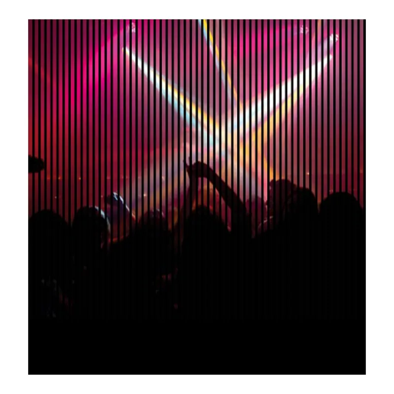 Akustikpaneele mit Digitaldruck Club Party Menschen Wandpaneele Pink Schwarz in versch. Größen Must-Have