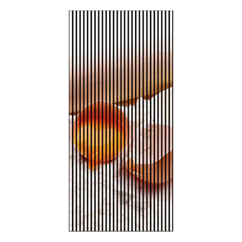 Sale Akustikpaneele mit Digitaldruck Ei Nudelholz Mehl Wandpaneele Beige Weiß Orange in versch. Größen