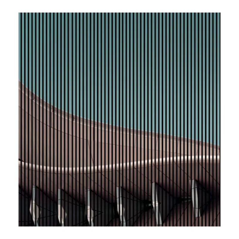 Akustikpaneele mit Digitaldruck Gebäude Architektur Wandpaneele Blau Garu in versch. Größen Sonderaktion