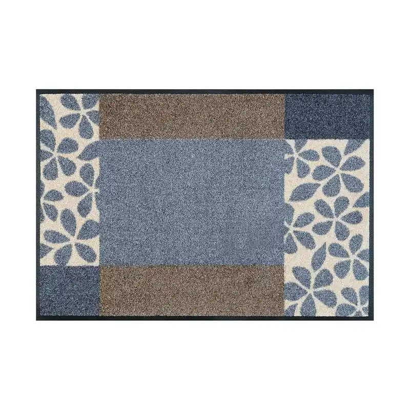 Aktuell Fußmatte Blütennebel Schmutzfangmatte waschbar verschiedene Größen Floornovo Trend Design