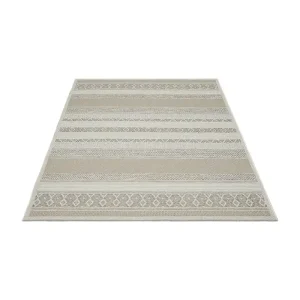 Zertifiziert In- & Outdoor Teppich Grau versch. Größen - rechteckig für die Terrasse - FLOORNOVO