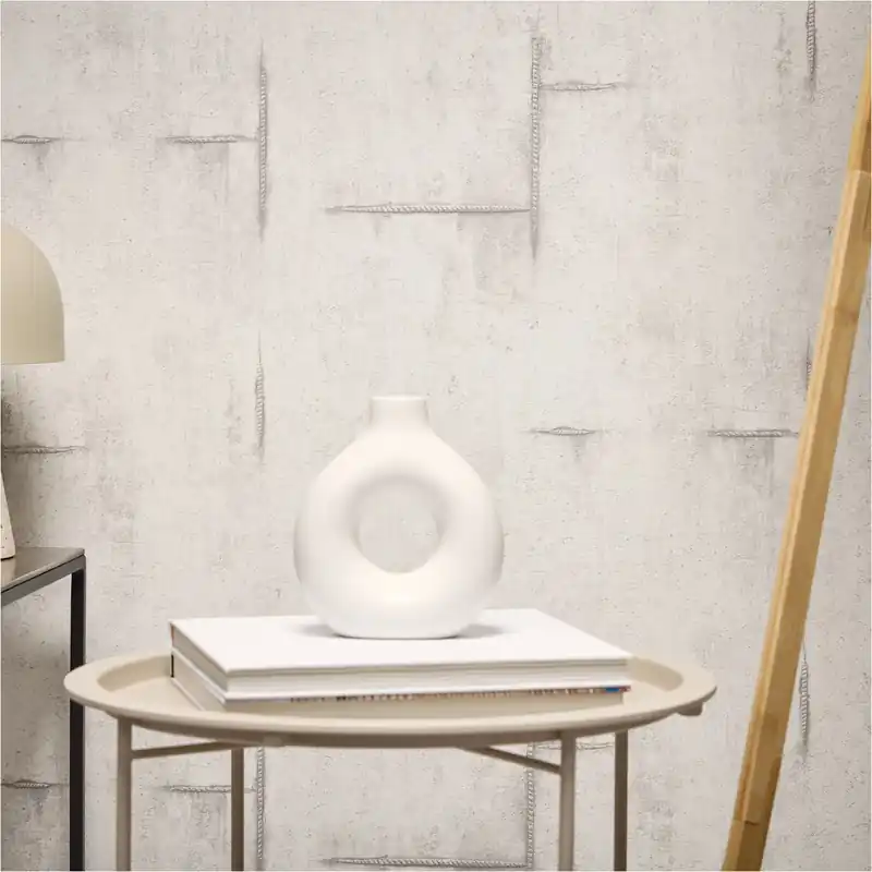 Preisreduziert Vliestapete 790851 Weiß Betonoptik Industrial CosmoLiving by Cosmopolitan A.S. Creation