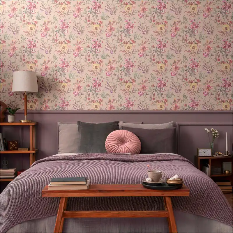 Vliestapete 790613 Bunt Blumen Floral CosmoLiving by Cosmopolitan A.S. Creation Begrenztes Angebot