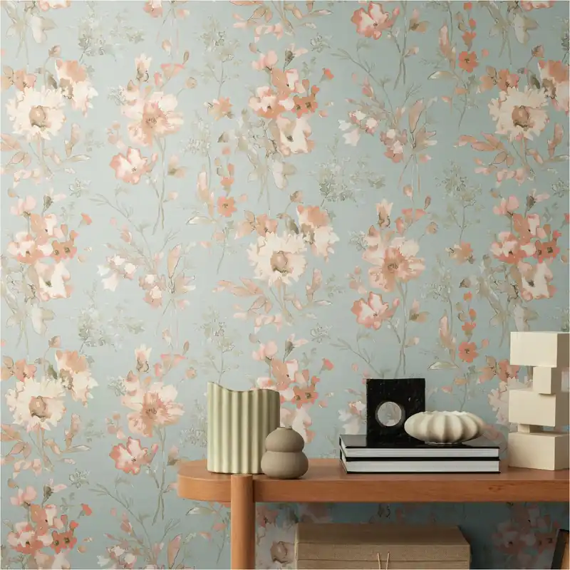 Super-Preis Vliestapete 790616 Blau Blumen Floral CosmoLiving by Cosmopolitan A.S. Creation
