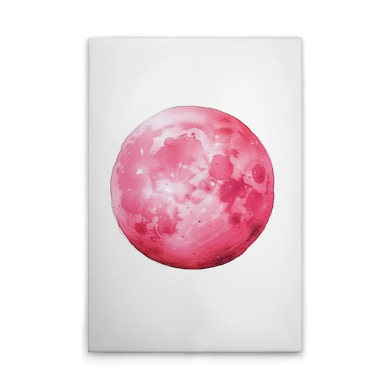 Tadessi Leinwandbild Rosa Mond - 80 x 120 cm - M1-No.52228 - Keilrahmen in Weiß Pink Solange Der Vorrat Reicht