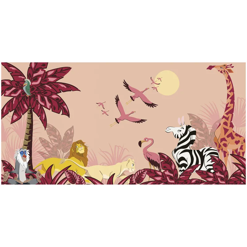 Komar Fototapete - Disney The Lion King Sunset - 250 x 500 cm - Vlies - Kinderzimmer Meistverkauft