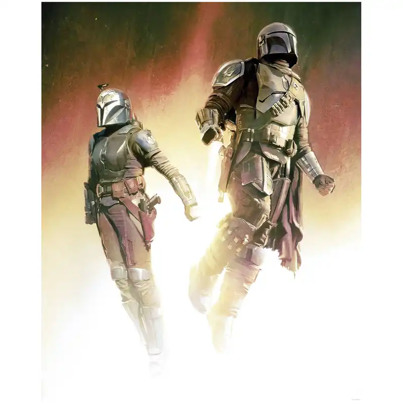Komar Fototapete - Star Wars The Mandalorian Flight - 250 x 200 cm - Vlies Zertifiziert