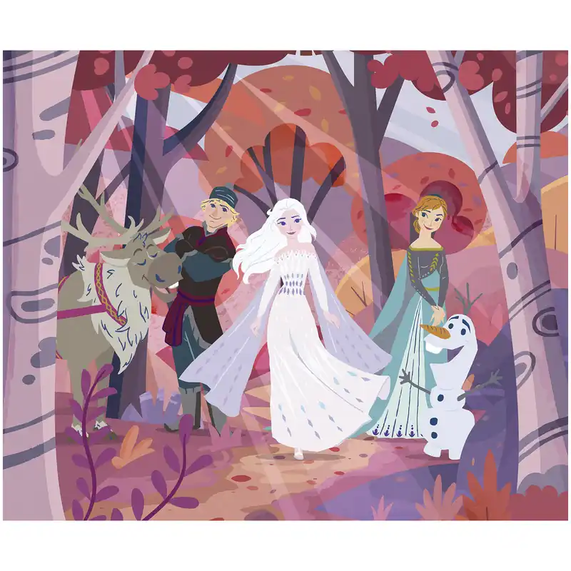 Neu Komar Fototapete - Disney Frozen Forest Friendship - 250 x 300 cm - Vlies - Kinderzimmer